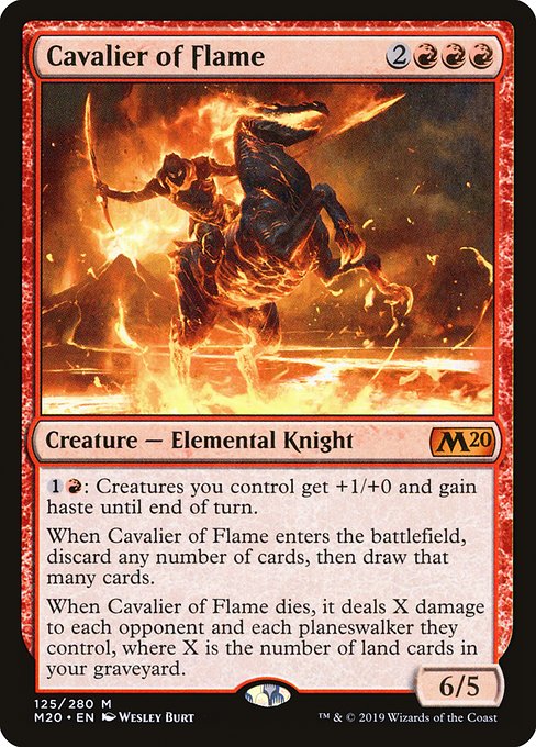 Cavalier of Flame - M20 - 125