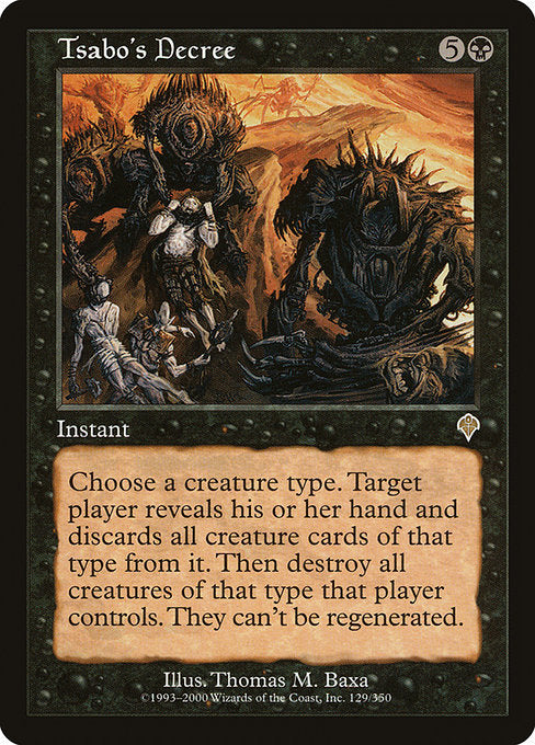 Tsabo's Decree - INV - 129