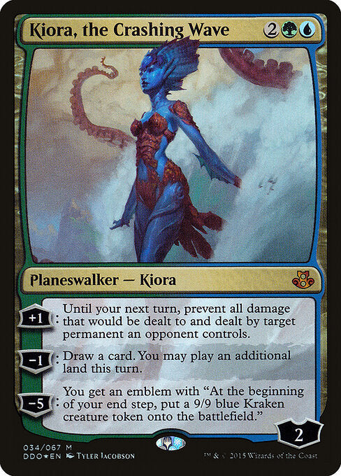 Kiora, the Crashing Wave (Foil) - DDO - 34