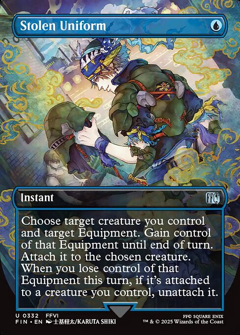 Stolen Uniform (Borderless) (Foil) - FIN - 332