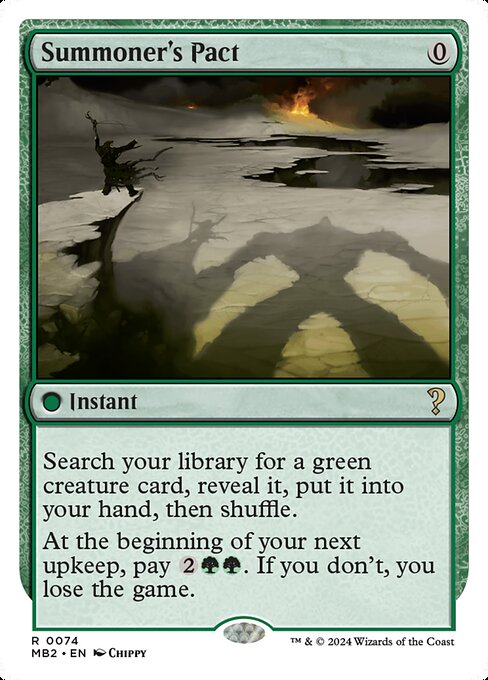Summoner's Pact (White Border) - MB2 - 74