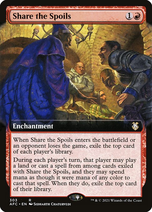Share the Spoils (Extended Art) - AFC - 303