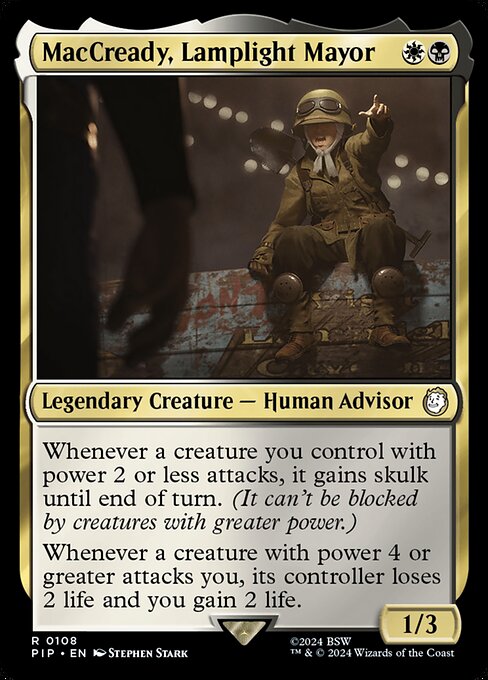MacCready, Lamplight Mayor - PIP - 108