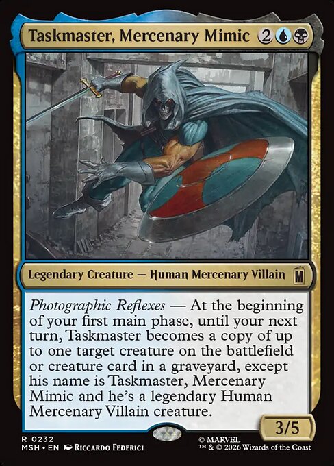 Taskmaster, Mercenary Mimic (Foil) - MSH - 232