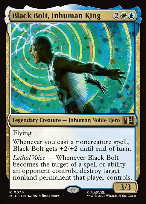 Black Bolt, Inhuman King - MSC - 76