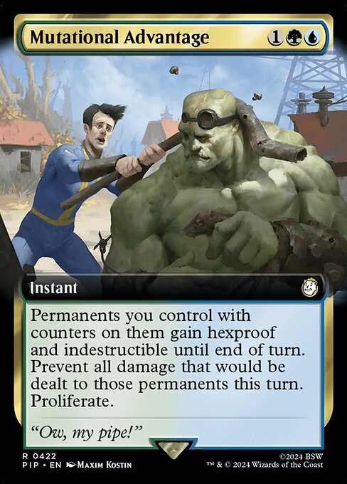 Mutational Advantage (Extended Art) (Foil) - PIP - 422