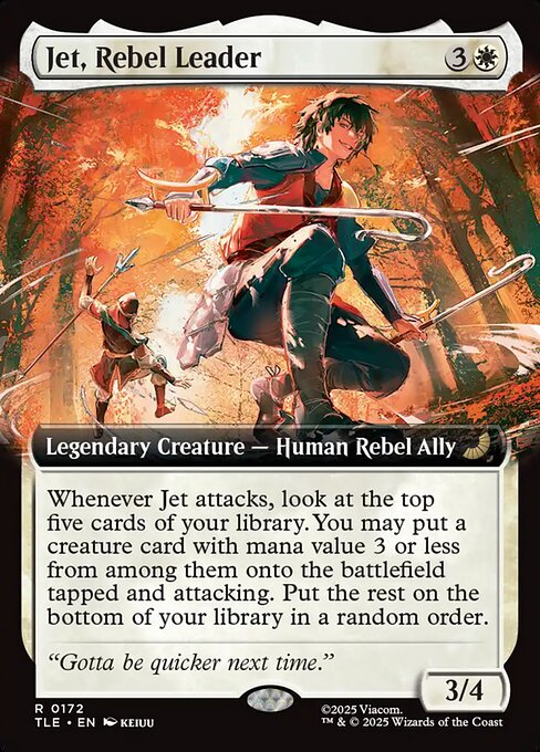 Jet, Rebel Leader (Extended Art) (Foil) - TLE - 172