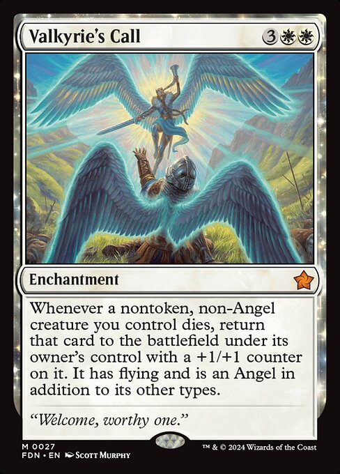 Valkyrie's Call (Foil) - FDN - 27