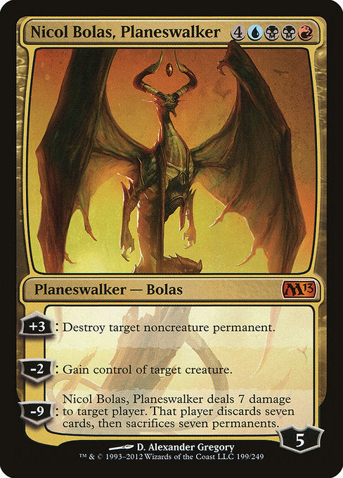 Nicol Bolas, Planeswalker - M13 - 199