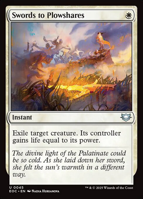 Swords to Plowshares - EOC - 45