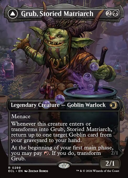 Grub, Storied Matriarch (Borderless) (Foil) - ECL - 289