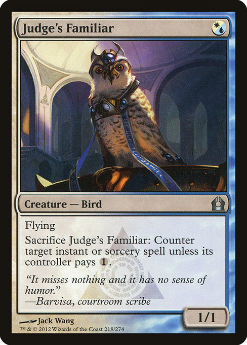 Judge's Familiar (Foil) - RTR - 218
