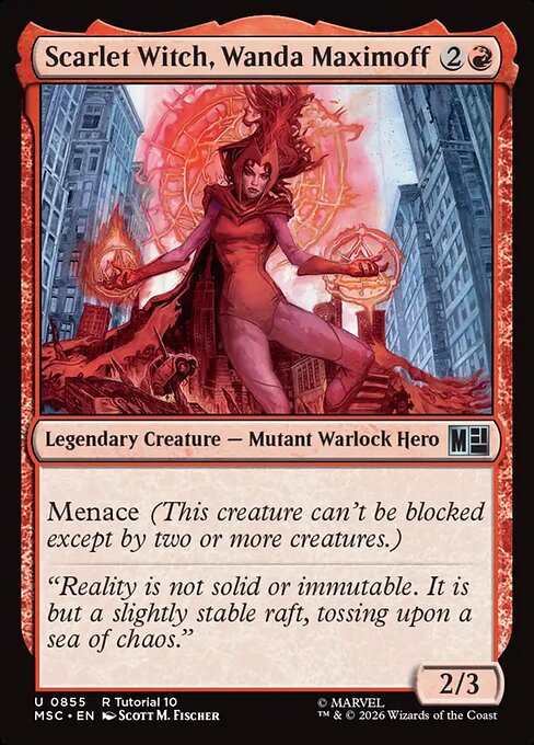 Scarlet Witch, Wanda Maximoff (0855) - MSC - 855