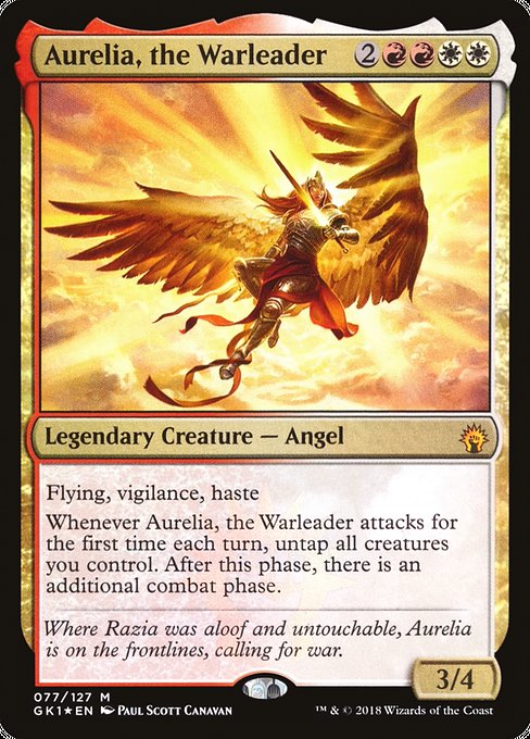 Aurelia, the Warleader (Foil) - GK1 - 77