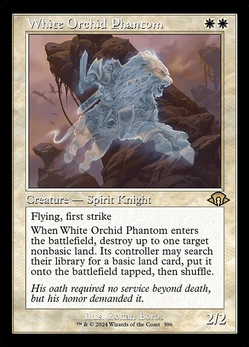 White Orchid Phantom (Retro Frame) - MH3 - 396