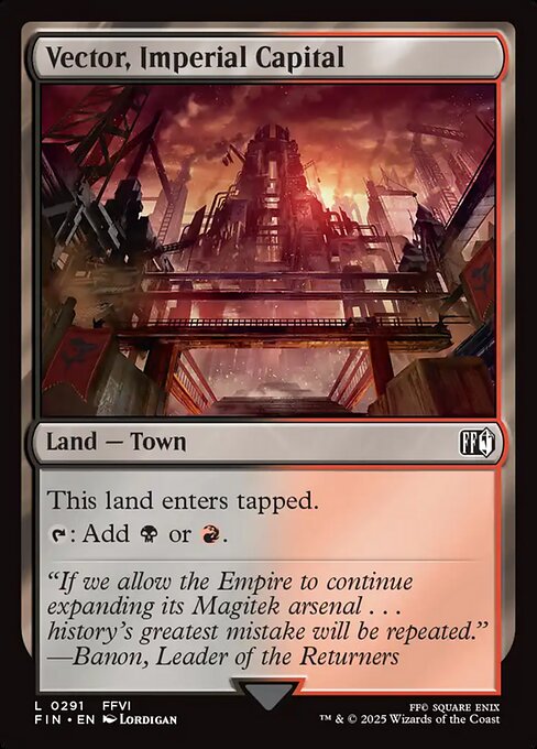 Vector, Imperial Capital (Foil) - FIN - 291