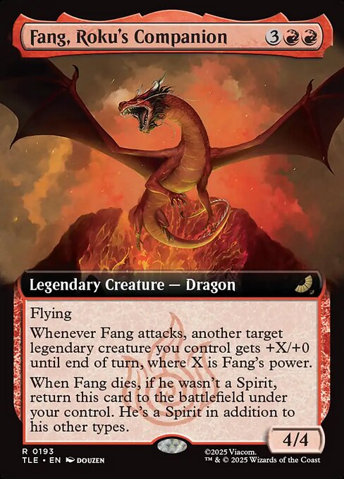 Fang, Roku's Companion (Extended Art) (Foil) - TLE - 193