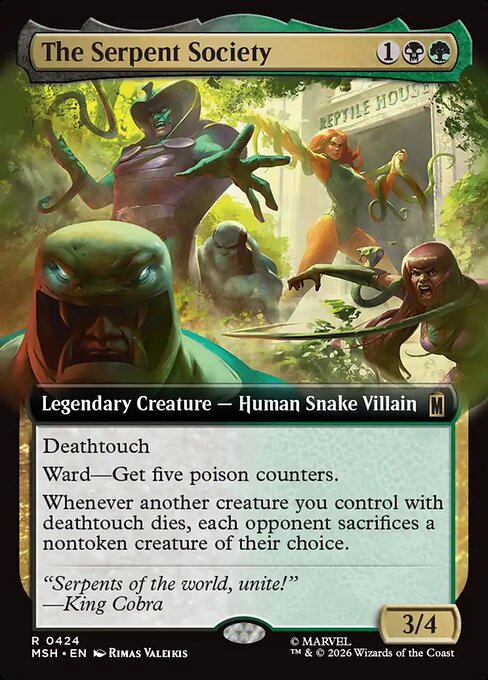 The Serpent Society (Extended Art) (Foil) - MSH - 424