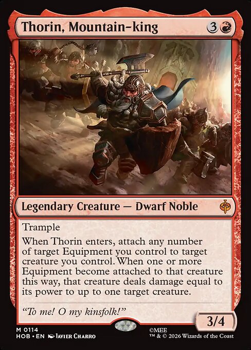 Thorin, Mountain-king (Foil) - HOB - 114