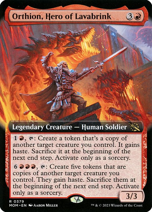 Orthion, Hero of Lavabrink (Extended Art) - MOM - 379