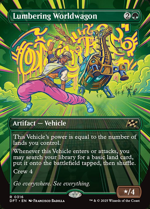 Lumbering Worldwagon (Borderless) - DFT - 316