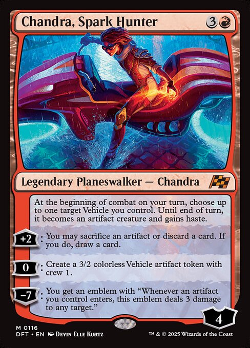 Chandra, Spark Hunter (Foil) - DFT - 116