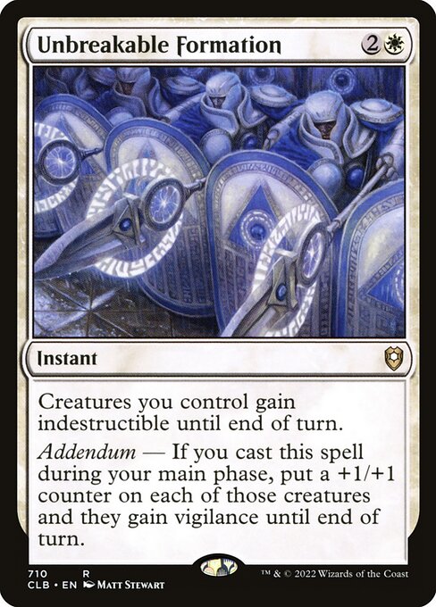 Unbreakable Formation - CLB - 710