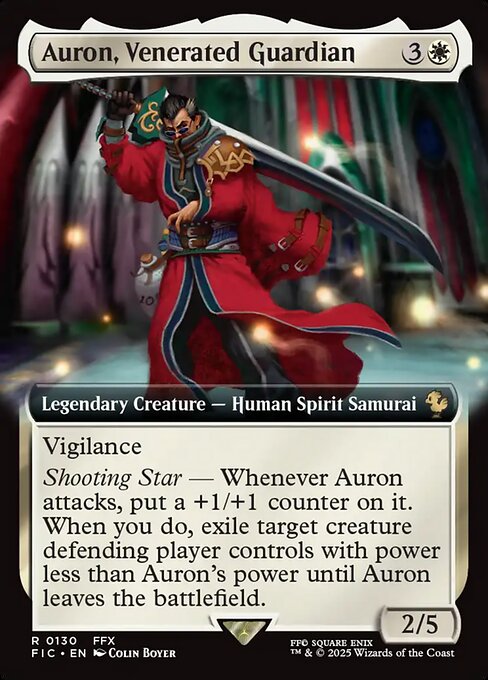 Auron, Venerated Guardian (Extended Art) - FIC - 130
