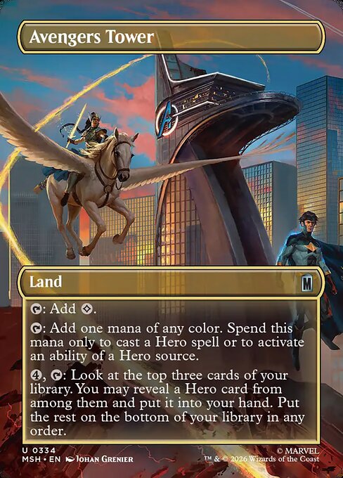 Avengers Tower (Borderless) - MSH - 334
