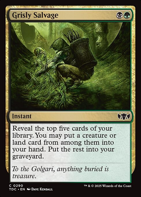 Grisly Salvage - TDC - 290