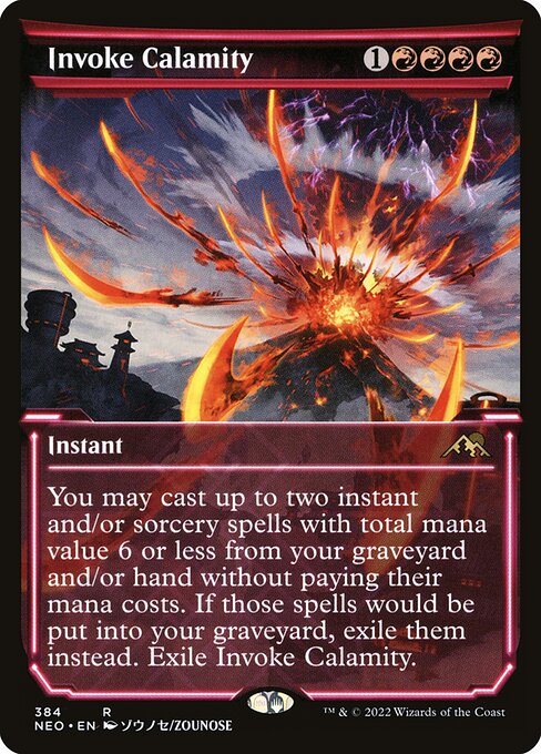 Invoke Calamity (Showcase) (Foil) - NEO - 384