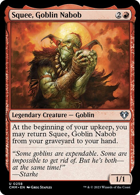 Squee, Goblin Nabob (Foil) - CMM - 258