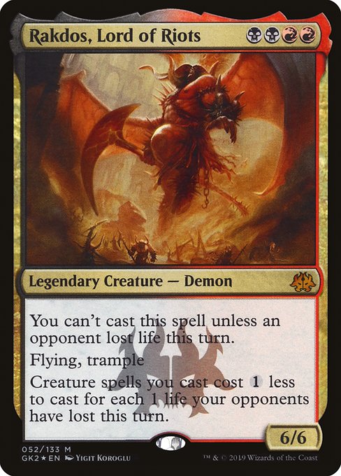 Rakdos, Lord of Riots (Foil) - GK2 - 52