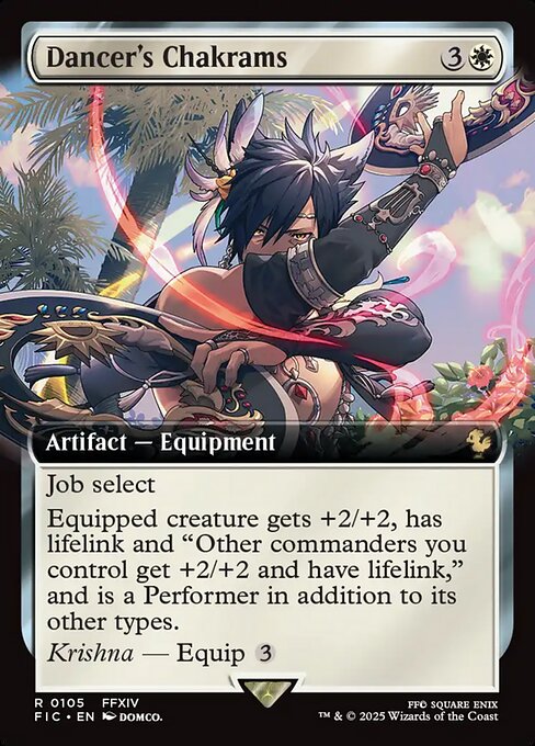 Dancer's Chakrams (Extended Art) (Foil) - FIC - 105