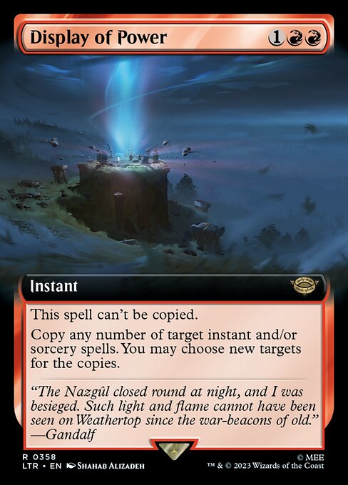 Display of Power (Extended Art) - LTR - 358