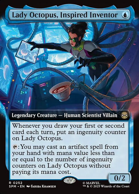 Lady Octopus, Inspired Inventor (Extended Art) - SPM - 252