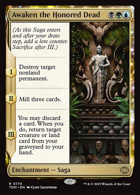 Awaken the Honored Dead (Foil) - TDM - 170