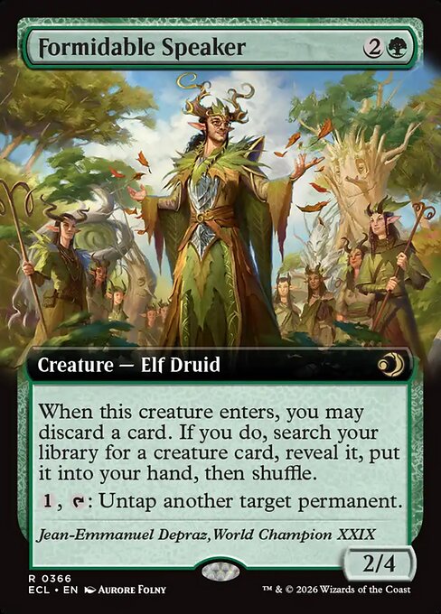 Formidable Speaker (Extended Art) - ECL - 366