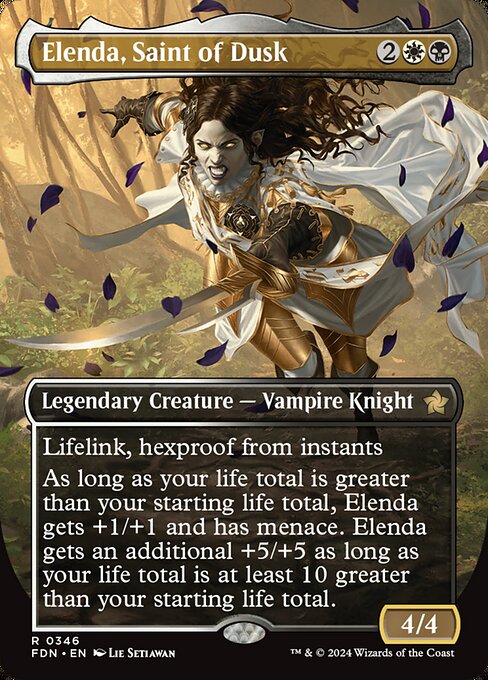 Elenda, Saint of Dusk (Borderless) - FDN - 346