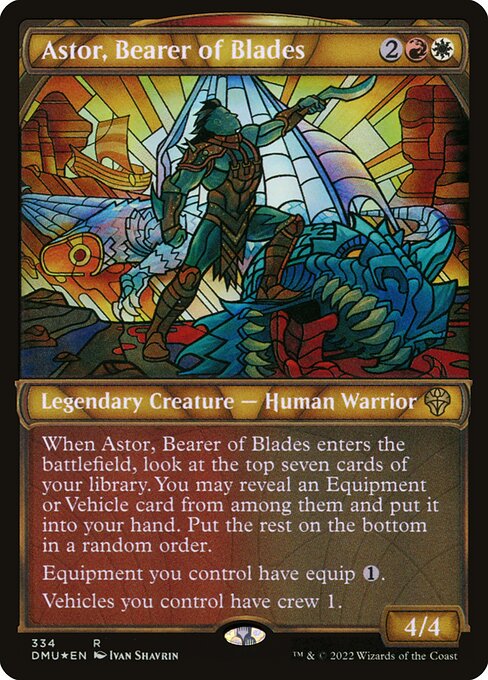 Astor, Bearer of Blades (Textured Foil) - DMU - 334