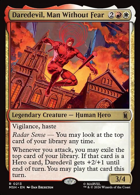 Daredevil, Man Without Fear (Foil) - MSH - 213