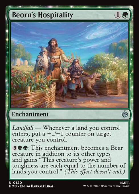 Beorn's Hospitality (Foil) - HOB - 120
