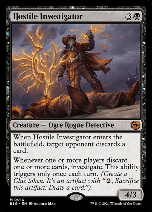 Hostile Investigator (Foil) - BIG - 10