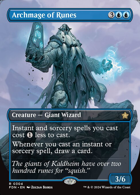 Archmage of Runes (Borderless) - FDN - 304