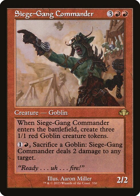Siege-Gang Commander (Retro Frame) - DMR - 330