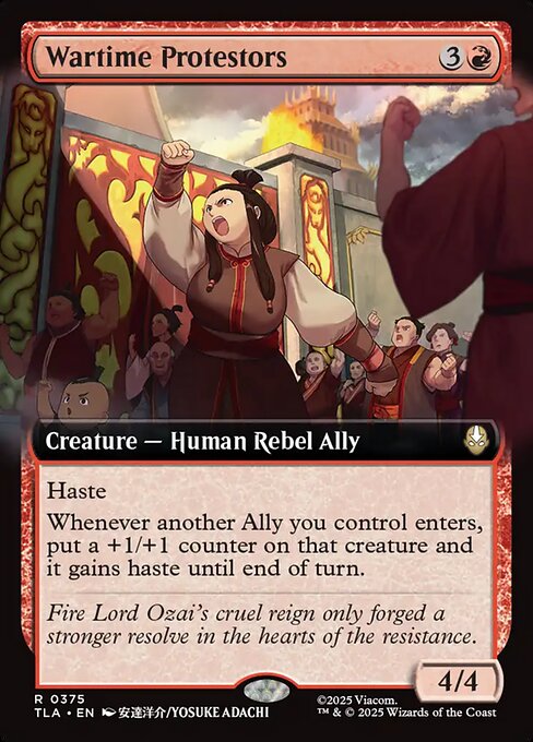 Wartime Protestors (Extended Art) - TLA - 375