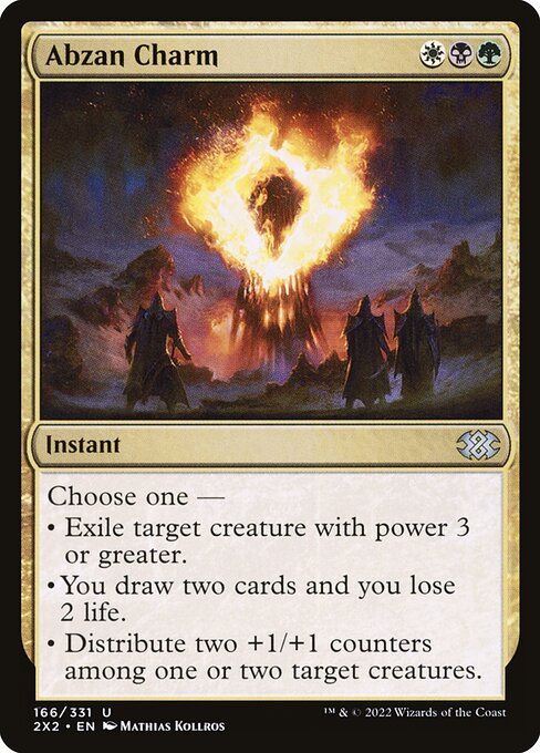 Abzan Charm (Foil) - 2X2 - 166