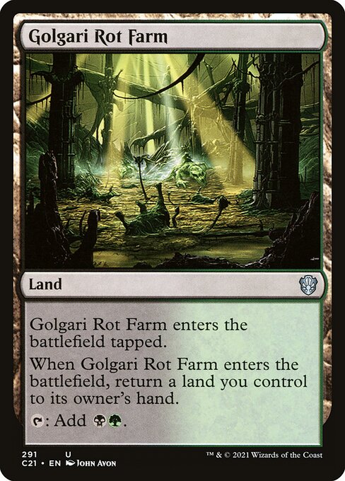 Golgari Rot Farm - C21 - 291