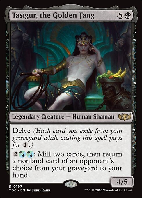 Tasigur, the Golden Fang - TDC - 197