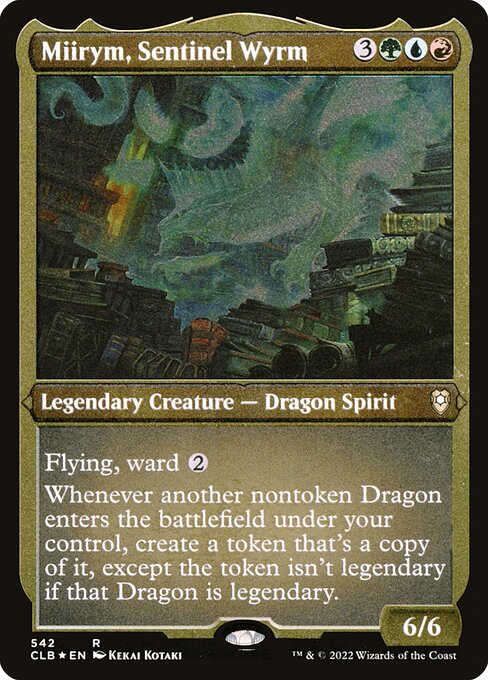 Miirym, Sentinel Wyrm (Foil Etched) - CLB - 542
